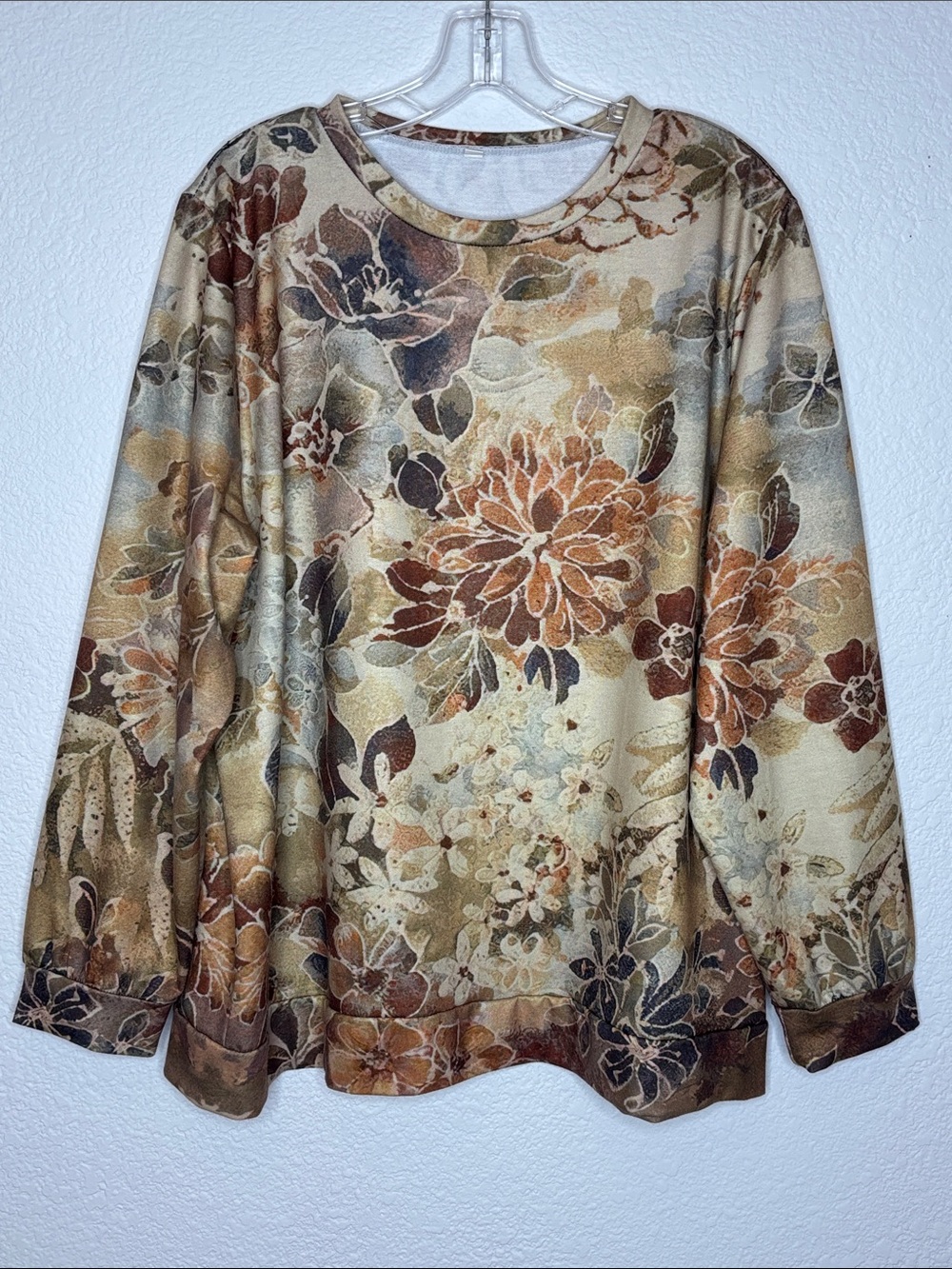 Women’s Floral Long Sleeve Top in Multicolor